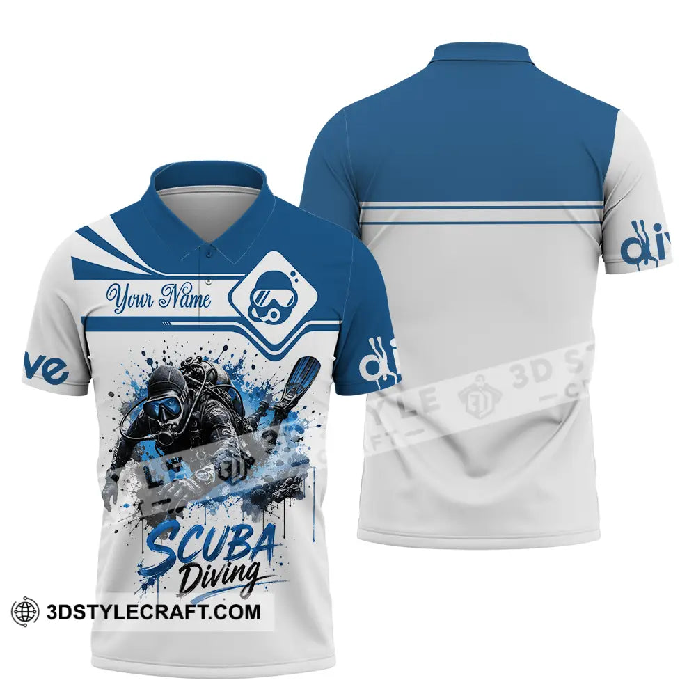 Unisex Shirt - Custom Scuba Diving Shirt - Polo Shirt / S - T-shirt
