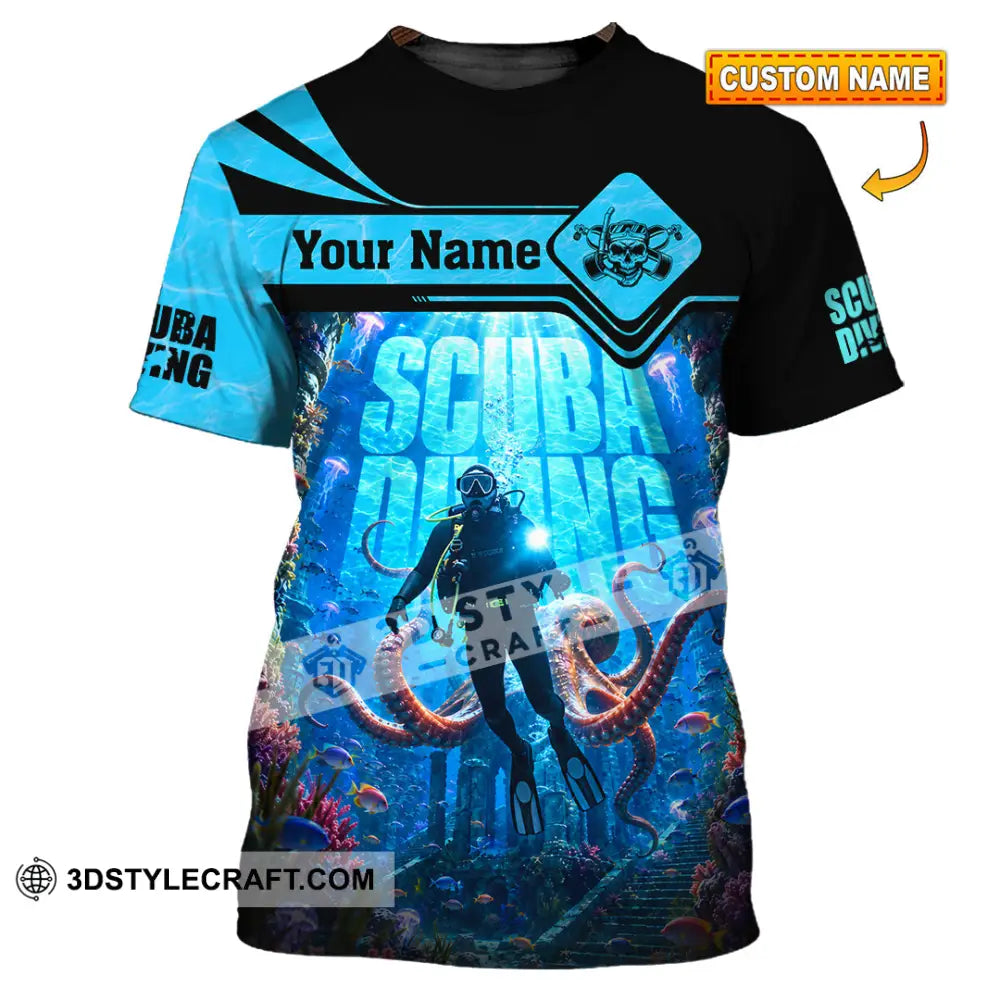 Unisex Shirt - Custom Scuba Diving Shirt - T-shirt