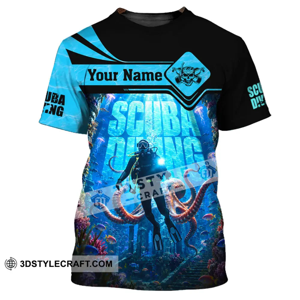 Unisex Shirt - Custom Scuba Diving Shirt - T-Shirt / S - T-shirt