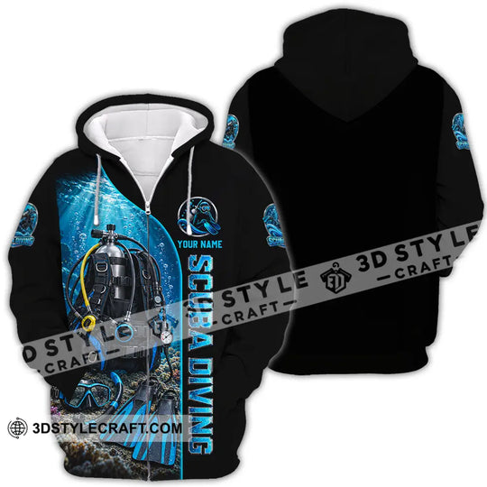 Unisex Shirt - Custom Scuba Diving Shirt style option 4