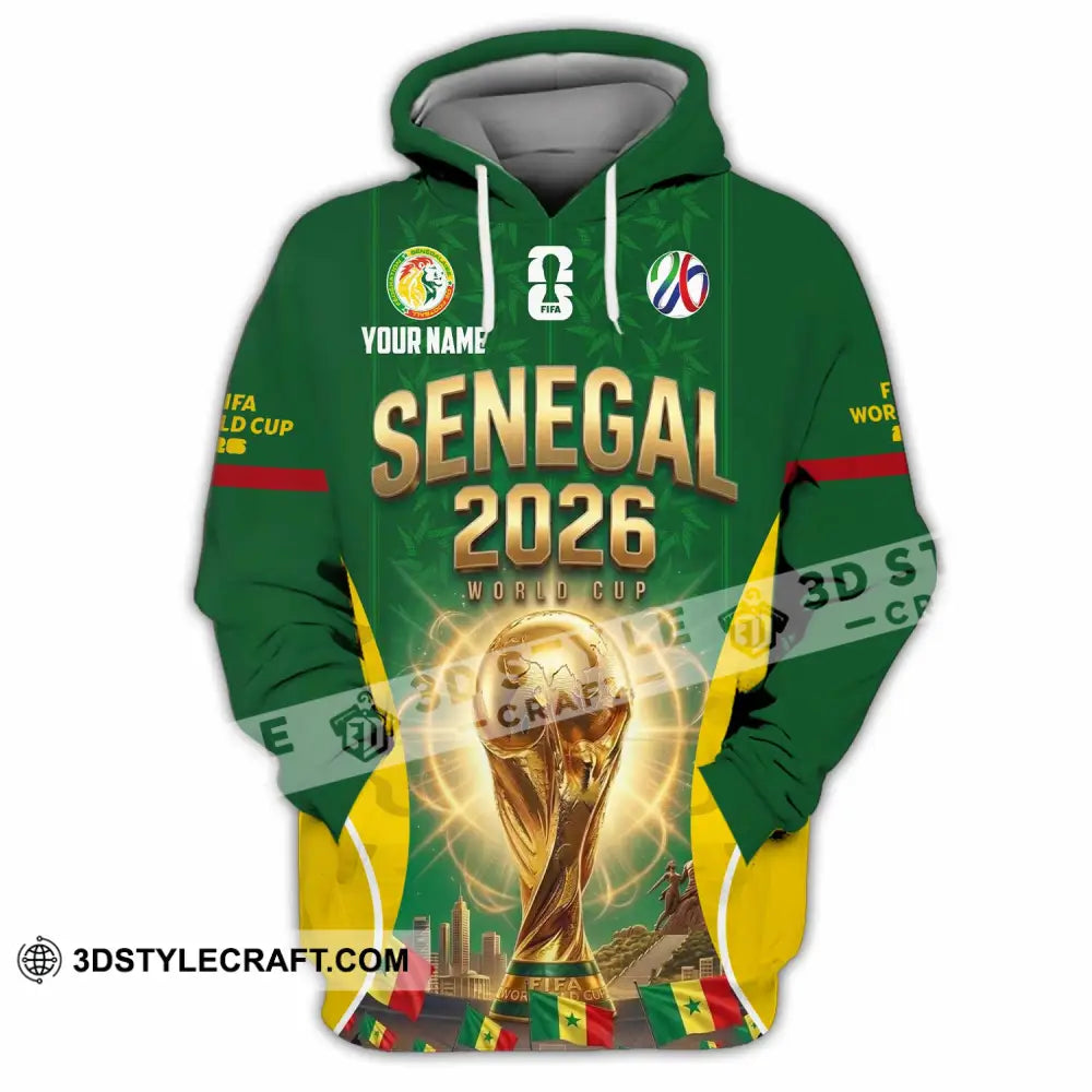 Unisex Shirt - Custom Senegal World Cup 2026 Shirt - Hoodie / S - T-shirt