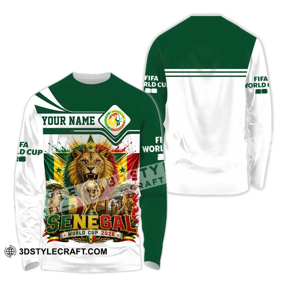Unisex Shirt - Custom Senegal World Cup 2026 Shirt - Long Sleeve Shirt / S - T-shirt