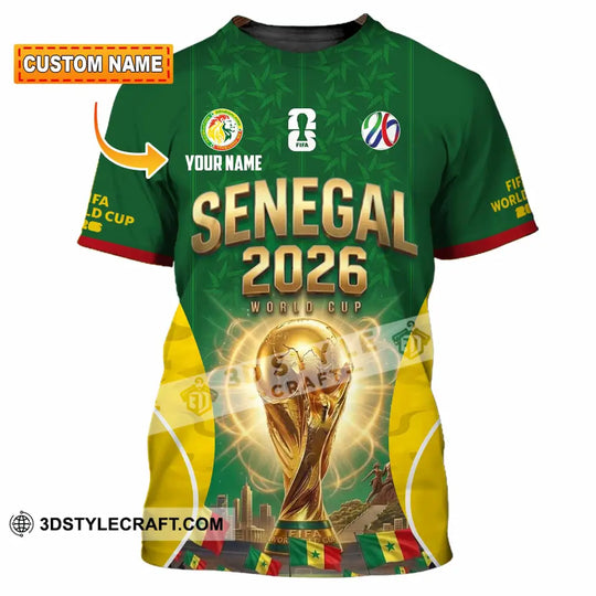 Unisex Shirt - Custom Senegal Shirt style option 1