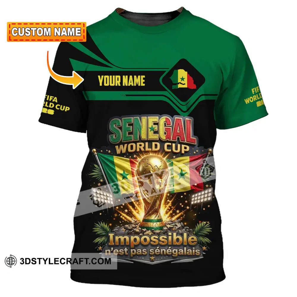 Unisex Shirt - Custom Senegal World Cup 2026 Shirt - T-shirt