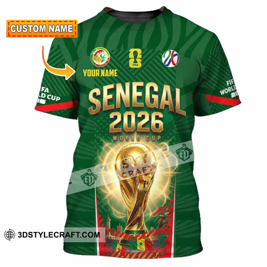 Unisex Shirt - Custom Senegal Shirt style option 1