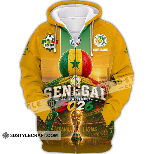 Unisex Shirt - Custom Senegal Shirt style option 3