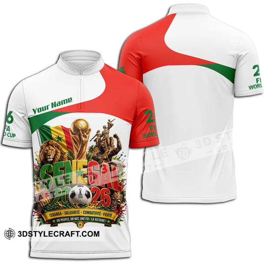 Unisex Shirt - Custom Senegal Shirt style option 2