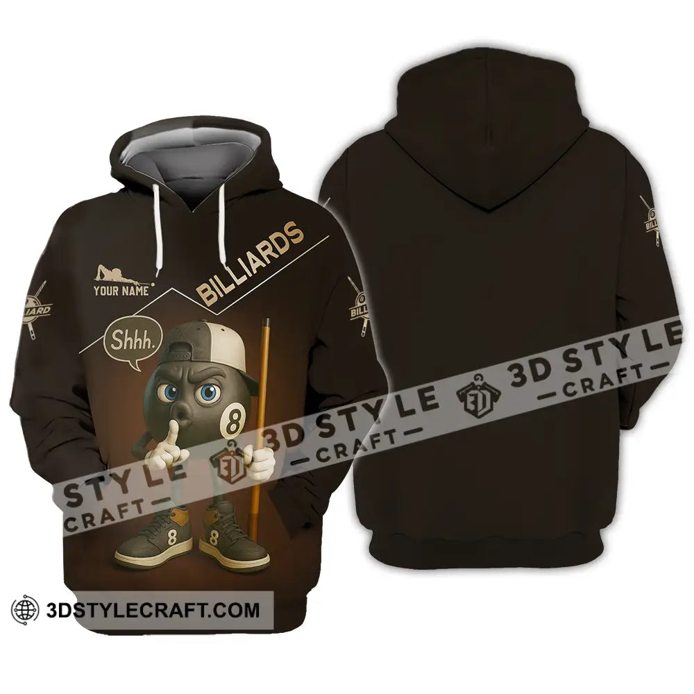 Unisex Shirt - Custom Shhh Billiards Shirt Hoodie / S T-shirt