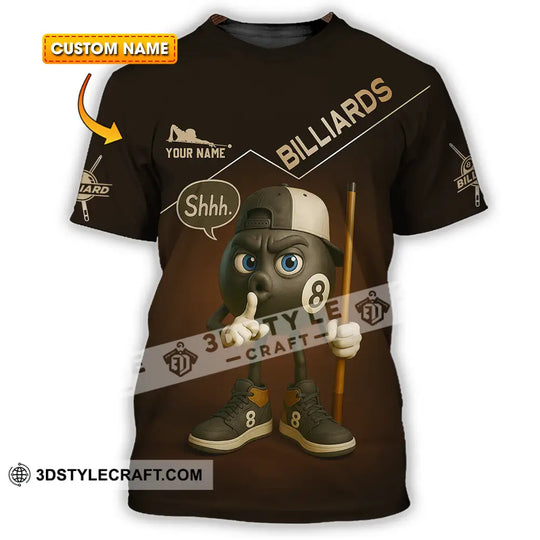 Unisex Shirt - Custom Shhh Billiards Shirt style option 1