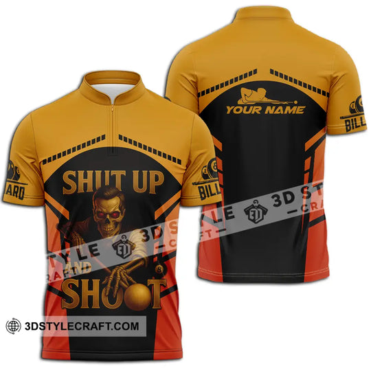 Unisex Shirt - Custom Shut Up And Shoot Billiard Shirt style option 2