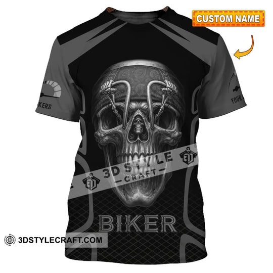 Unisex Shirt - Custom Skull Rider, Riding Lover Shirt style option 1