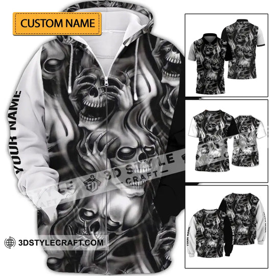 Unisex Shirt - Custom Skullcap Name T-Shirt style option 2