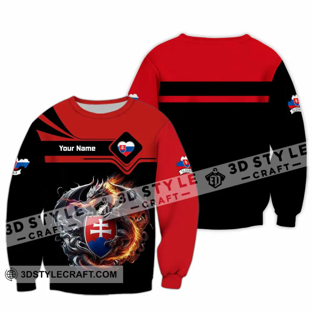 Unisex Shirt - Custom Slovakia Shirt - Long Sleeve / S - T-shirt