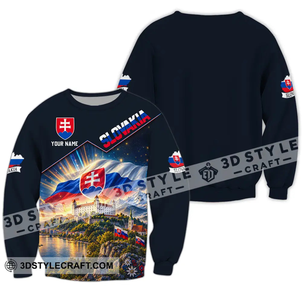 Unisex Shirt - Custom Slovakia Shirt - Long Sleeve / S - T-shirt