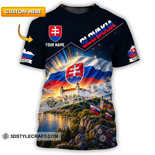Unisex Shirt - Custom Slovakia Shirt style option 1