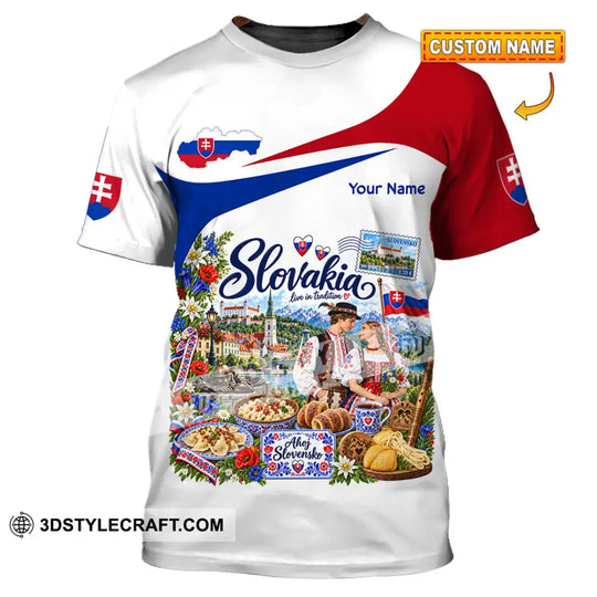 Unisex Shirt - Custom Slovakia Shirt style option 1