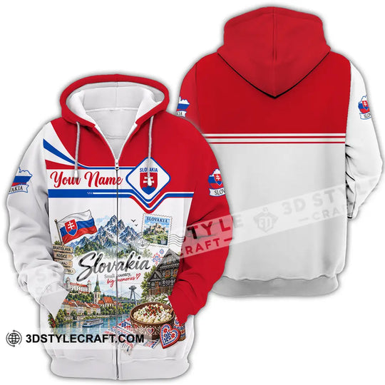 Unisex Shirt - Custom Slovakia Shirt style option 4