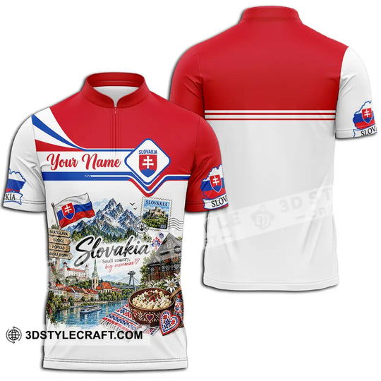 Unisex Shirt - Custom Slovakia Shirt style option 2