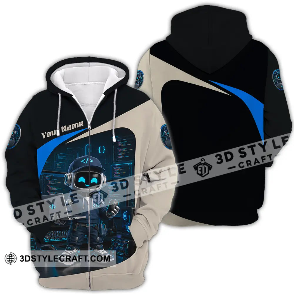 Unisex Shirt - Custom Software Developer Shirt - Zipper Hoodie / S - T-shirt