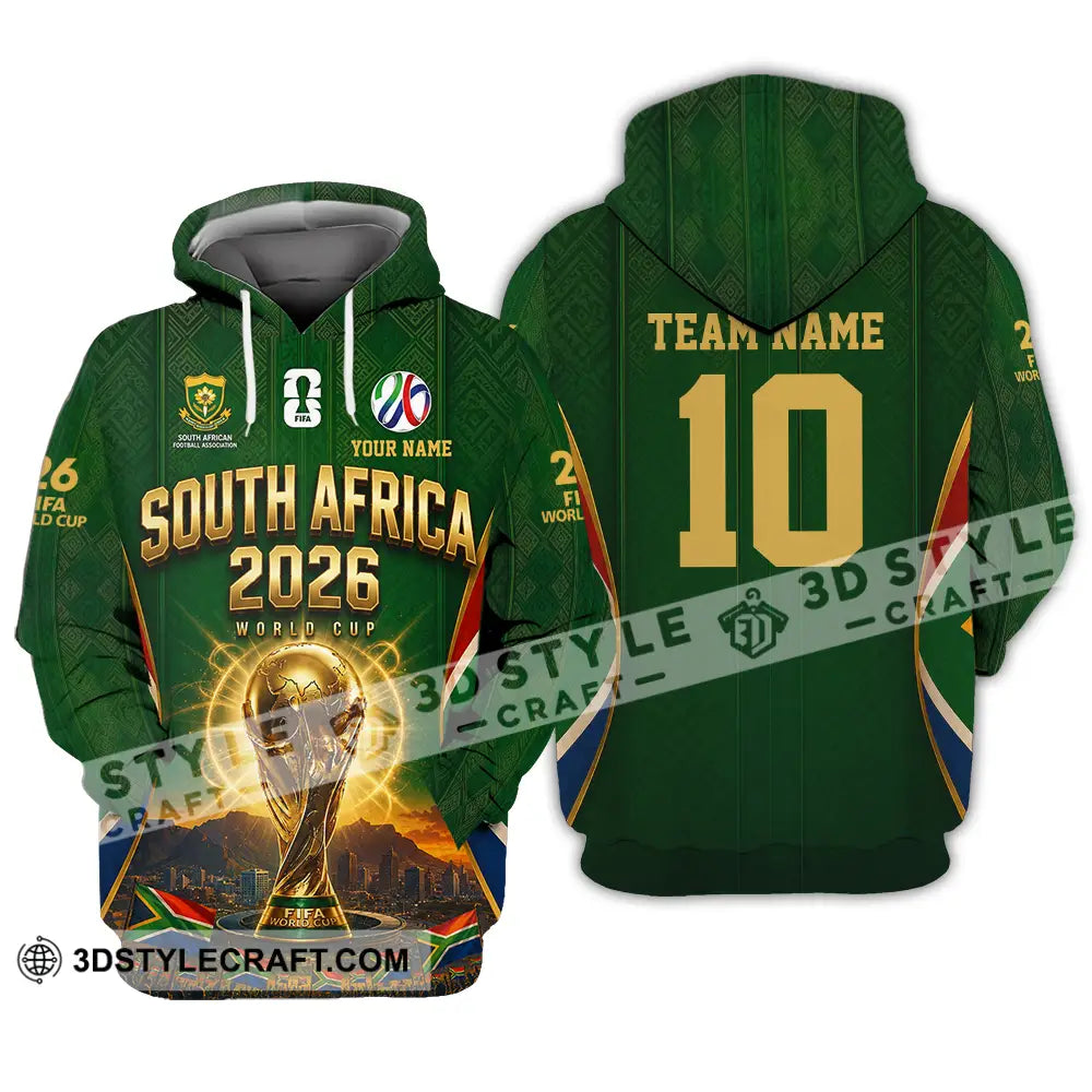 Unisex Shirt - Custom South Africa World Cup 2026 Shirt - Hoodie / S - T-shirt