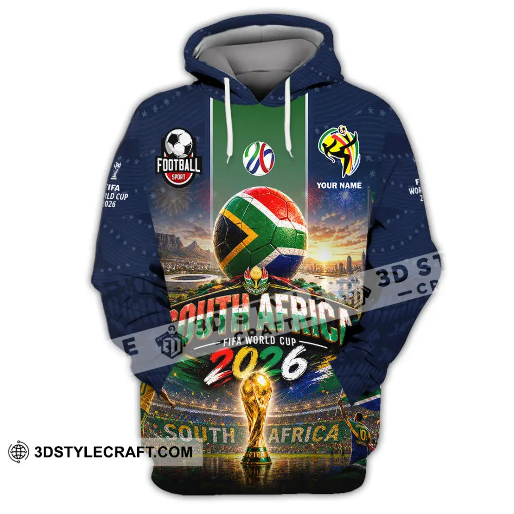 Unisex Shirt - Custom South Africa World Cup 2026 Shirt - Hoodie / S - T-shirt