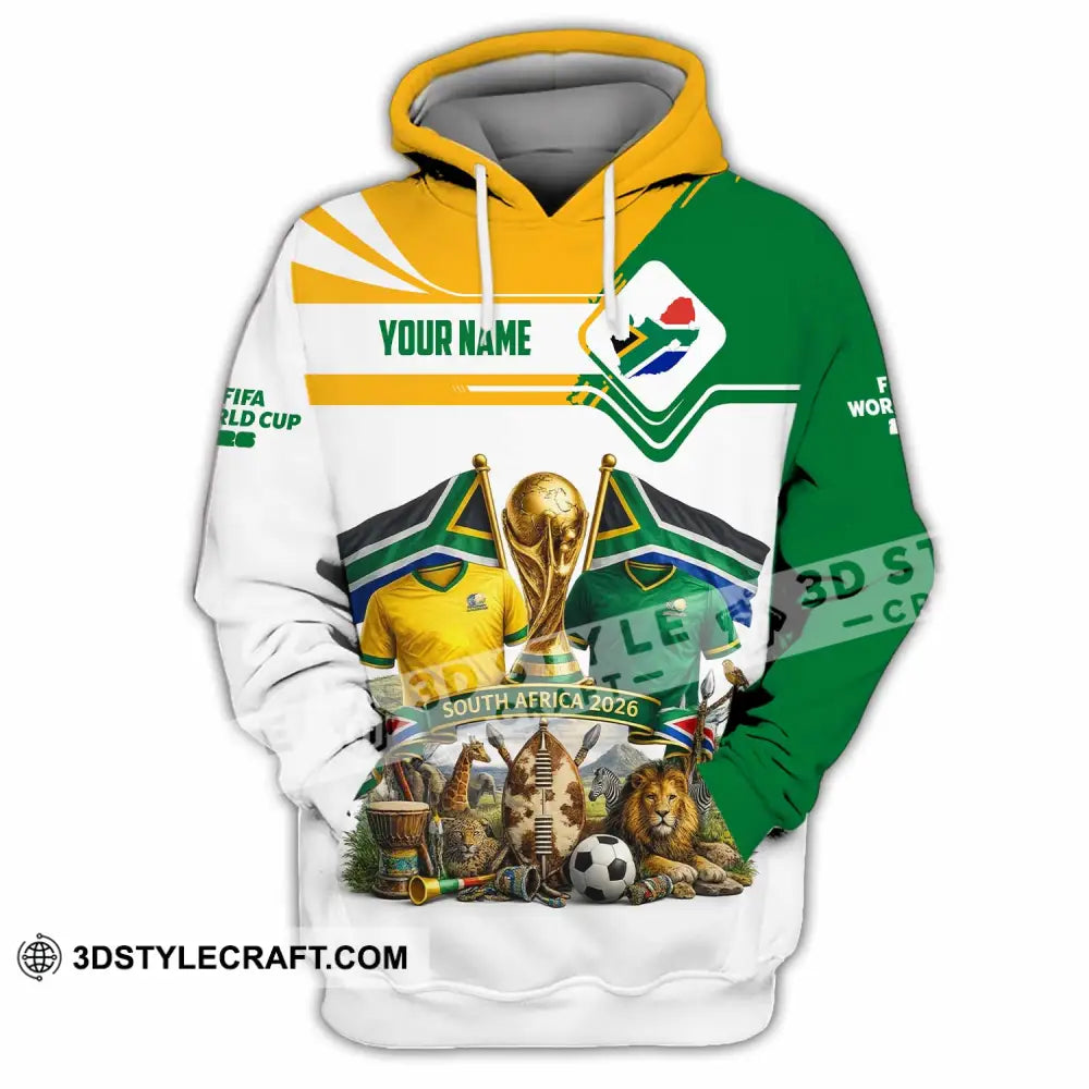 Unisex Shirt - Custom South Africa World Cup 2026 Shirt - Hoodie / S - T-shirt