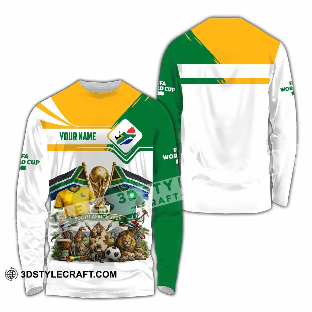 Unisex Shirt - Custom South Africa World Cup 2026 Shirt - Long Sleeve Shirt / S - T-shirt