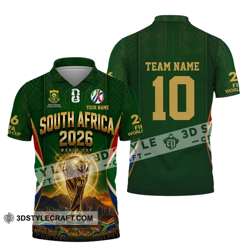 Unisex Shirt - Custom South Africa World Cup 2026 Shirt - Polo Shirt / S - T-shirt