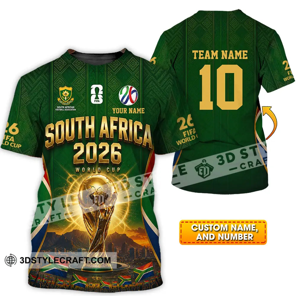 Unisex Shirt - Custom South Africa World Cup 2026 Shirt - T-shirt