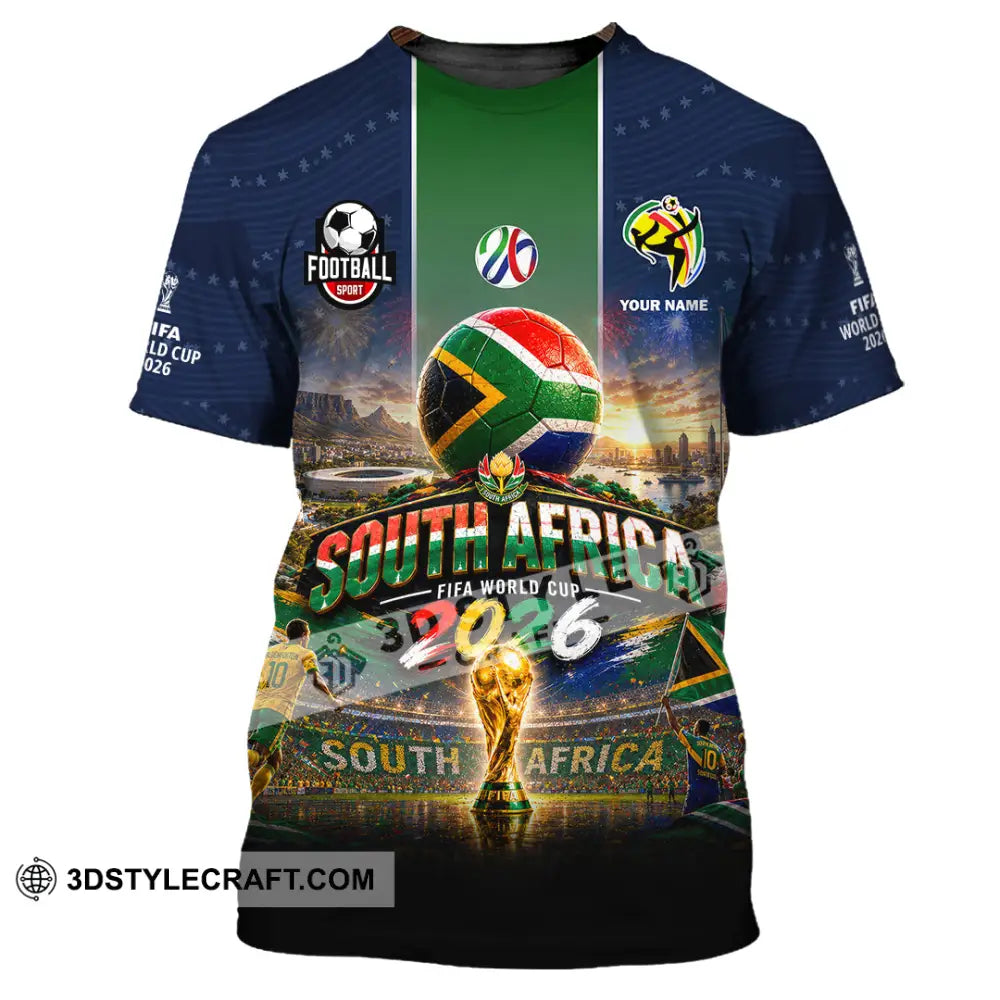 Unisex Shirt - Custom South Africa World Cup 2026 Shirt - T-Shirt / S - T-shirt