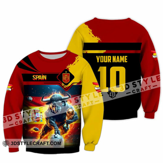 Unisex Shirt - Custom Spain 3D Shirt style option 4
