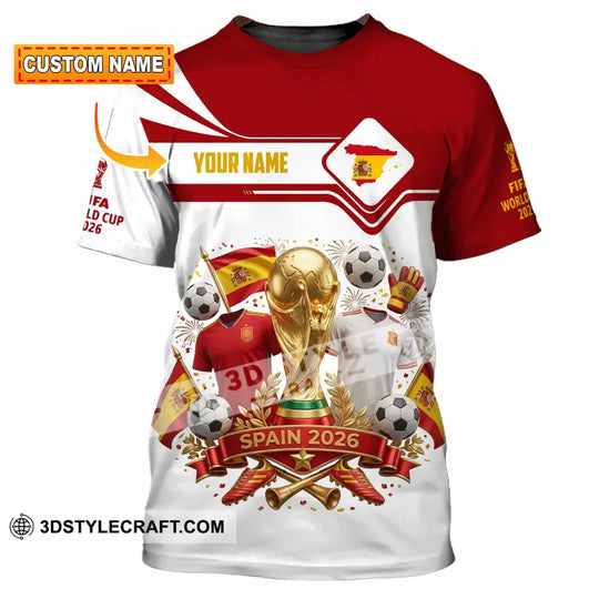 Unisex Shirt - Custom Spain 3D Shirt style option 1
