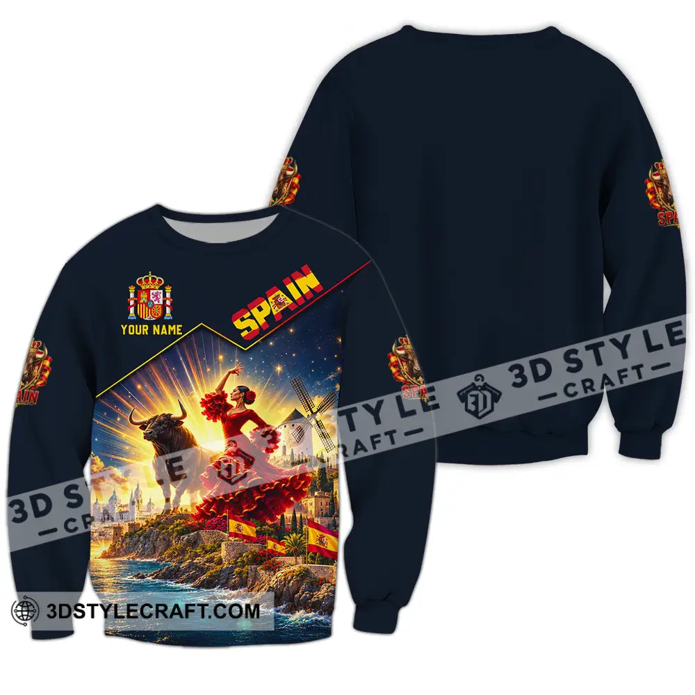 Unisex Shirt - Custom Spain Shirt - Long Sleeve / S - T-shirt