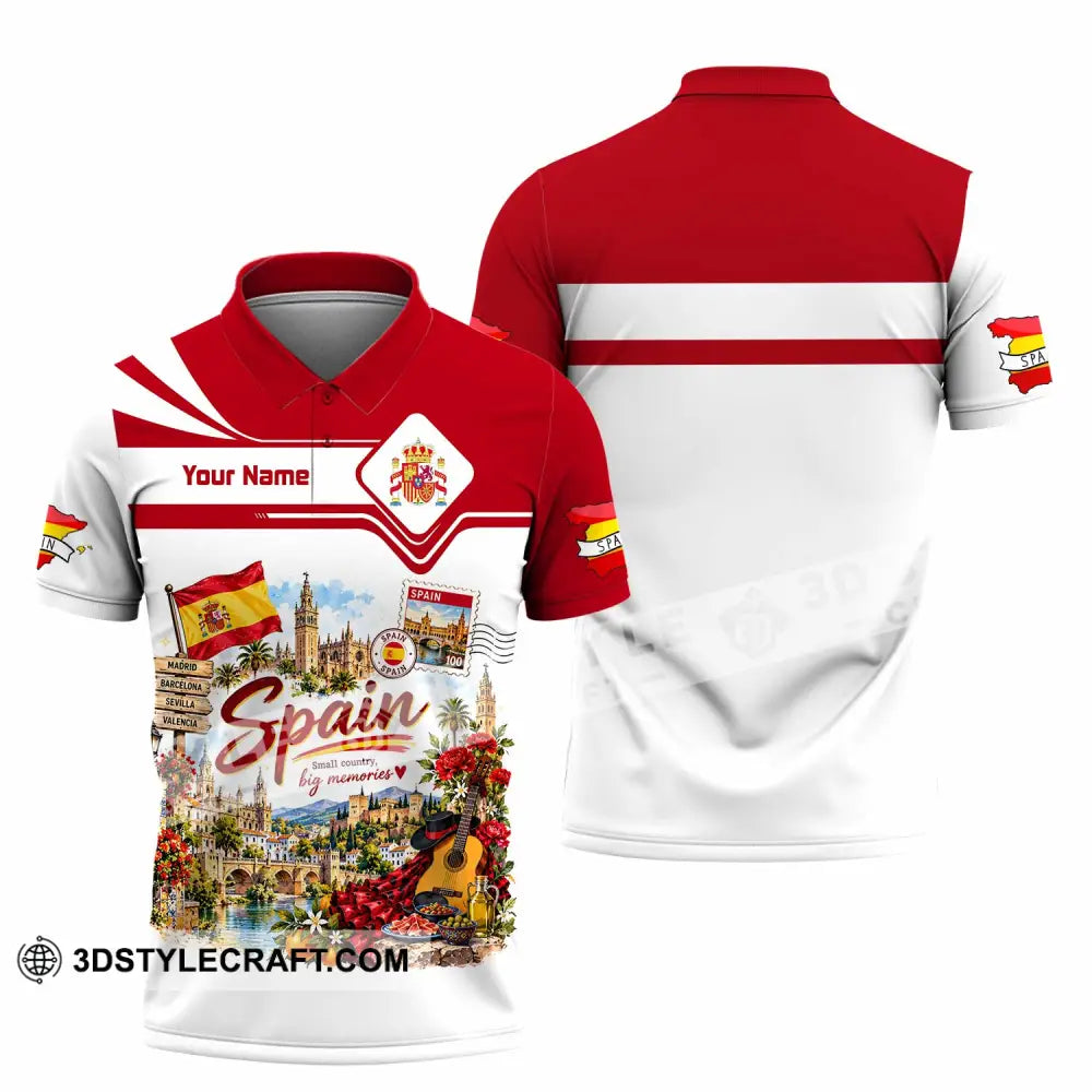 Unisex Shirt - Custom Spain Shirt - Polo Shirt / S - T-shirt