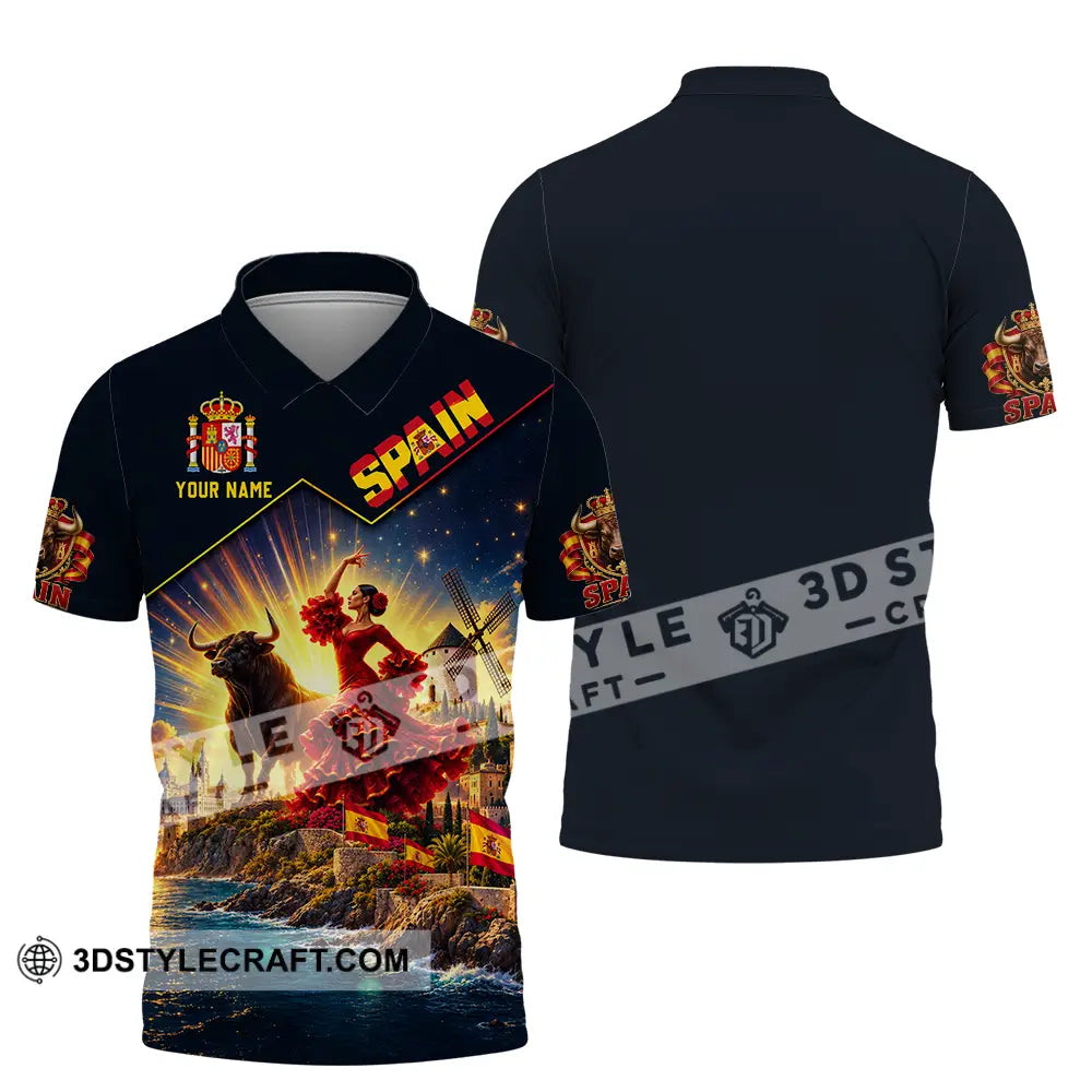 Unisex Shirt - Custom Spain Shirt - Polo Shirt / S - T-shirt