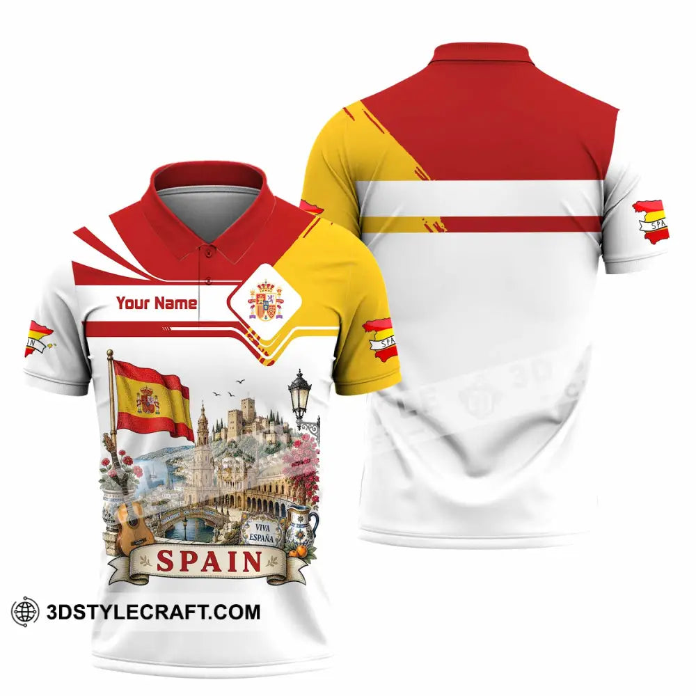 Unisex Shirt - Custom Spain Shirt - Polo Shirt / S - T-shirt