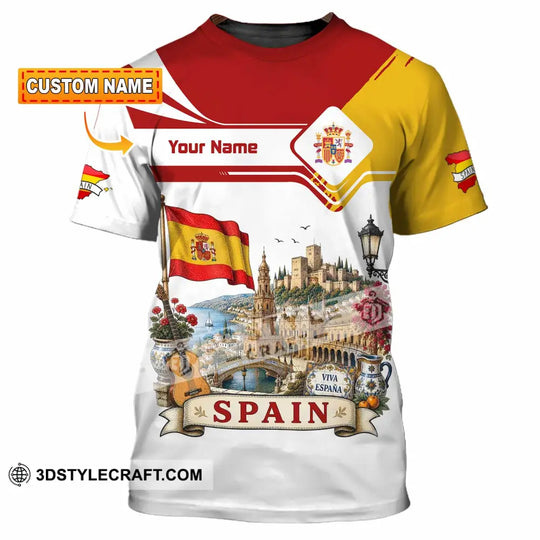 Unisex Shirt - Custom Spain Shirt style option 1
