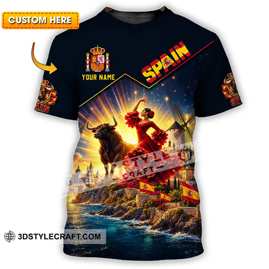 Unisex Shirt - Custom Spain Shirt style option 1