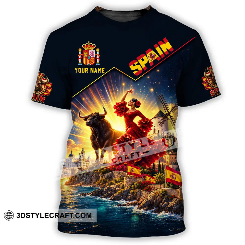 Unisex Shirt - Custom Spain Shirt - T-Shirt / S - T-shirt