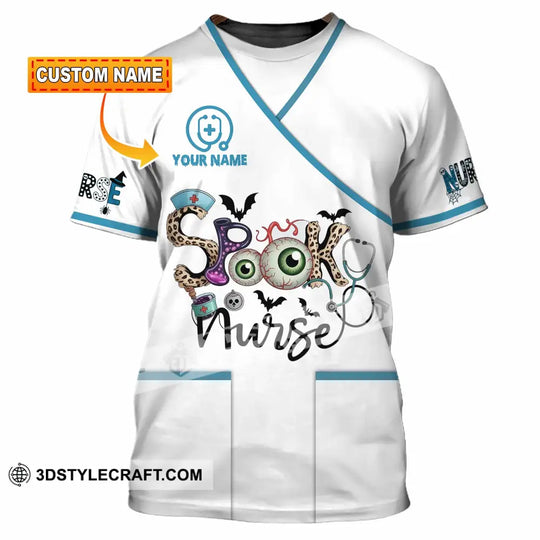Unisex Shirt - Custom Spooky Nurse Halloween Shirt style option 1
