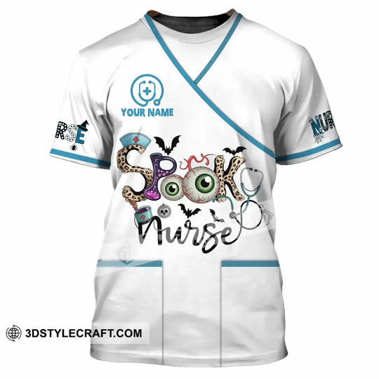 Unisex Shirt - Custom Spooky Nurse Halloween Shirt style option 2