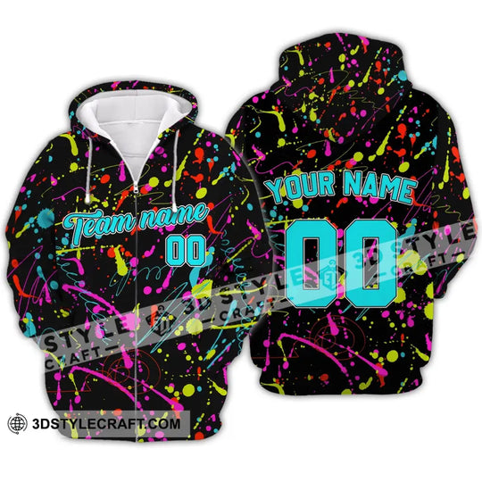 Unisex Shirt - Custom Stitched Splashes Graffiti Pattern T-Shirt - Personalized Light Color Shirt style option 3
