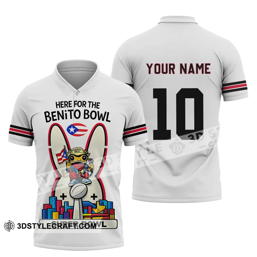 Unisex Shirt - Custom Super Bowl 3D Shirt Polo Shirt / S T-shirt