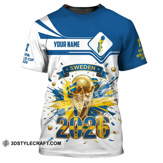 Unisex Shirt - Custom Sweden 3D Shirt style option 4