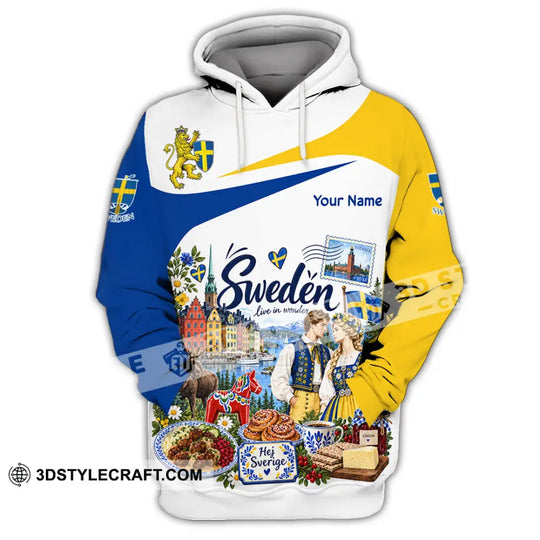Unisex Shirt - Custom Sweden Shirt style option 2
