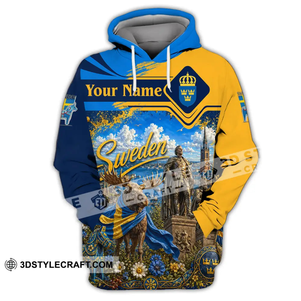 Unisex Shirt - Custom Sweden Shirt - Hoodie / S - T-shirt