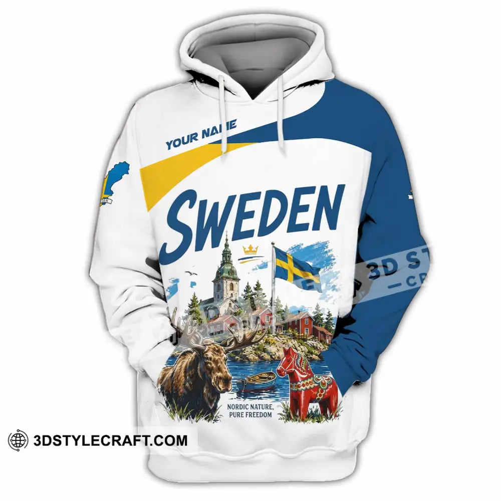 Unisex Shirt - Custom Sweden Shirt - Hoodie / S - T-shirt