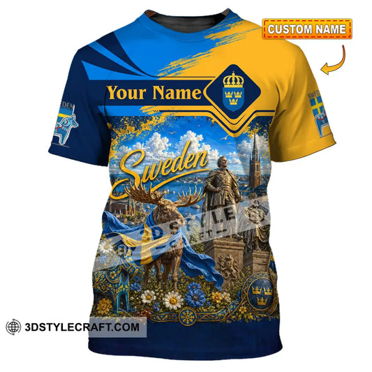 Unisex Shirt - Custom Sweden Shirt - T-shirt