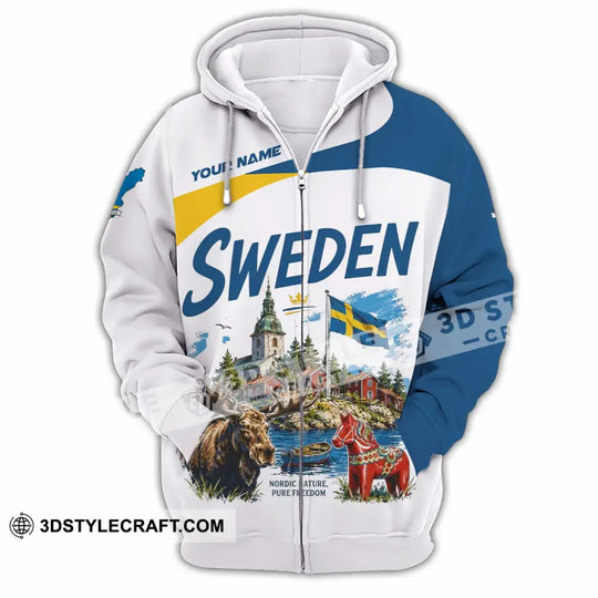 Unisex Shirt - Custom Sweden Shirt style option 3