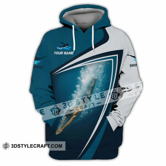Unisex Shirt - Custom Swimming 3D Shirt style option 2